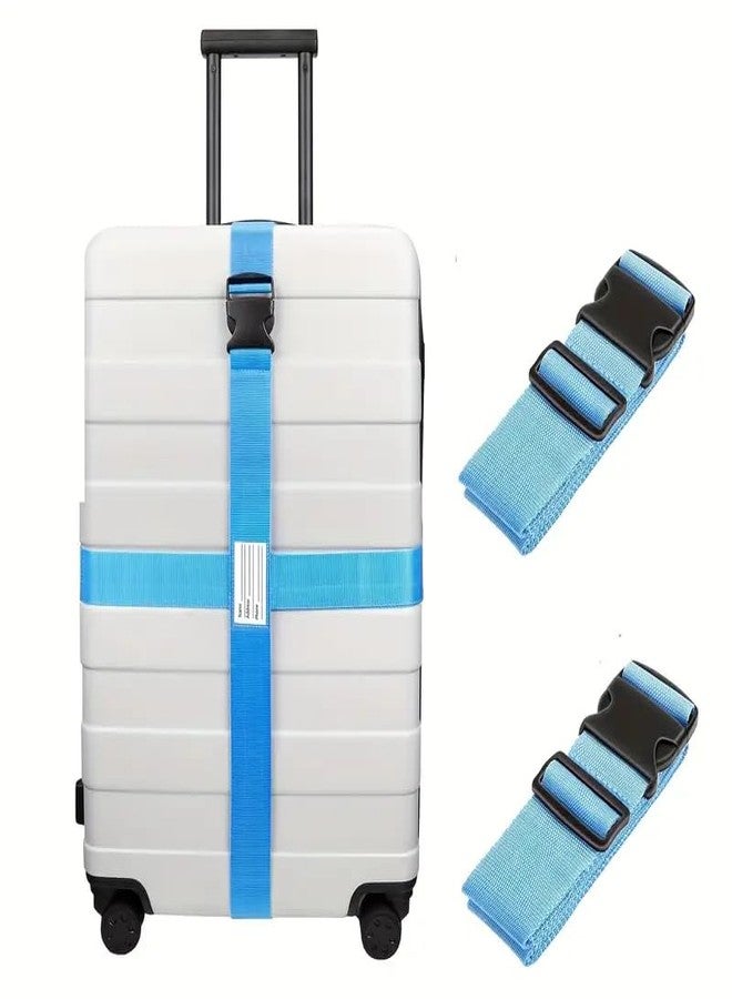 Dayish Luggage Strap for Suitcases, Straps Belts for Trolleys and All Kind of Luggages (1, Blue) - Image 4